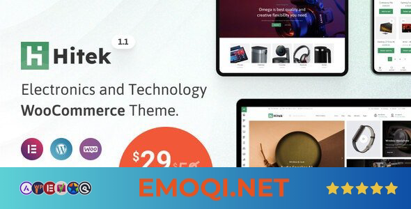 Download Hitek v1.6.0 – Electronics Store WooCommerce Theme